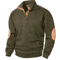 Mens Autumn Winter Stand Collar Knitted Sweater Casual Long Sleeve Pullover 8
