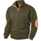 Mens Autumn Winter Stand Collar Knitted Sweater Casual Long Sleeve Pullover 8