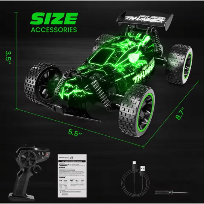Sinovan 1 18 High Speed RC Car 20kmh Remote Control Drift Racing Toy 1