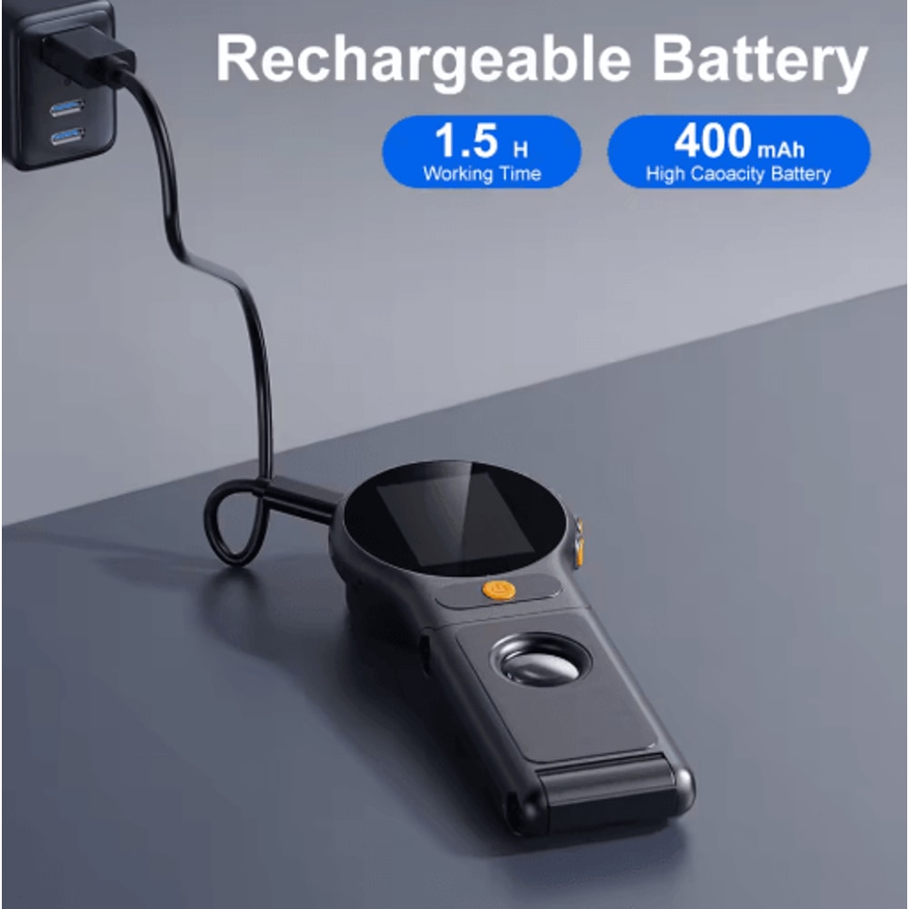 500X Autofocus Digital Microscope With 8 LED Lights 2MP Foldable Video Magnifier 3