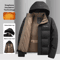Mens Graphene Winter Jacket Warm Windproof Hooded Outdoor Overcoat 4