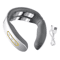 Electric Neck Shoulder Pulse Massager With Heat Adjustable Cervical Pain Relief Device 2