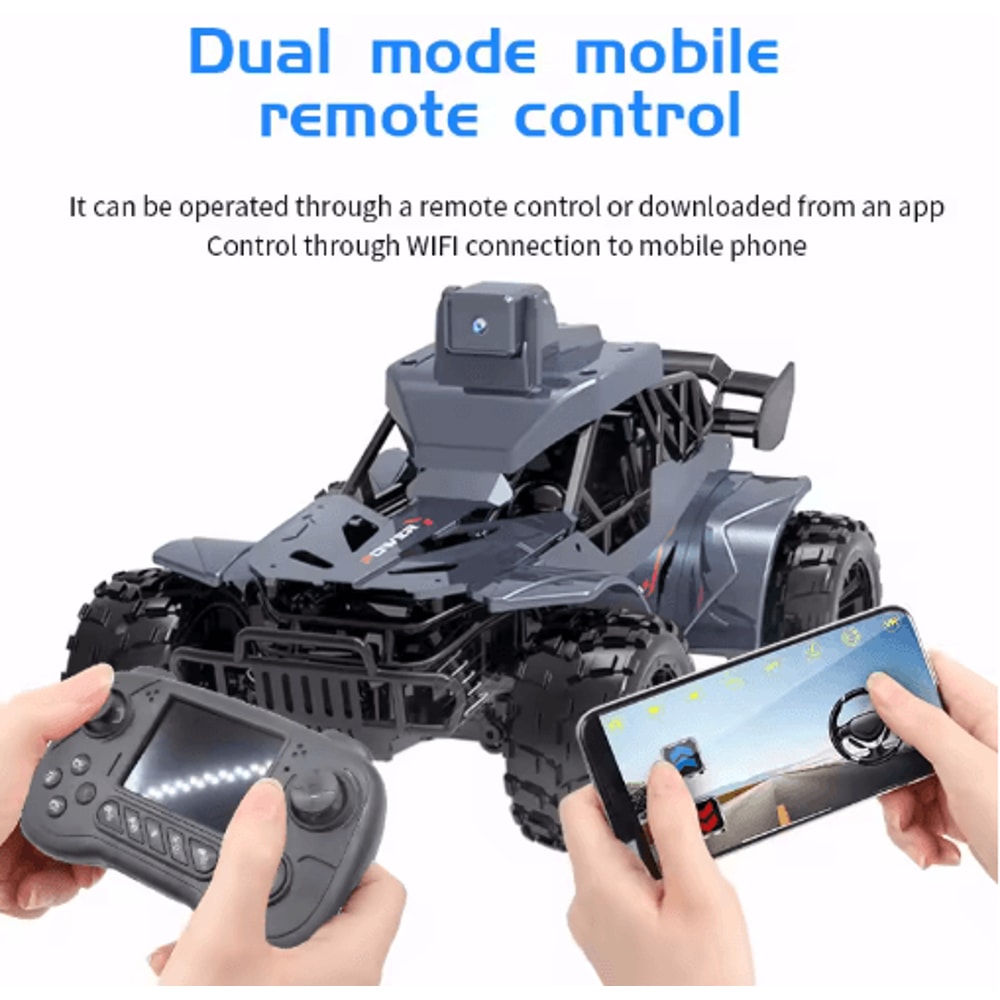FPV RC Car With Camera LCD Remote High Speed 2 4G Real Time Control Toy 5