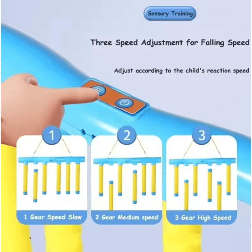 Falling Sticks Catching Game Reaction Reflex Training Sensory Toy For Kids And Adults 3