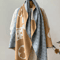 Womens Autumn Winter Faux Cashmere Shawl Warm Jacquard Blanket Scarf 3