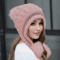 Womens Winter Fur Hat Fleece Lined Earflap Knitted Beanie For Cold Weather 4