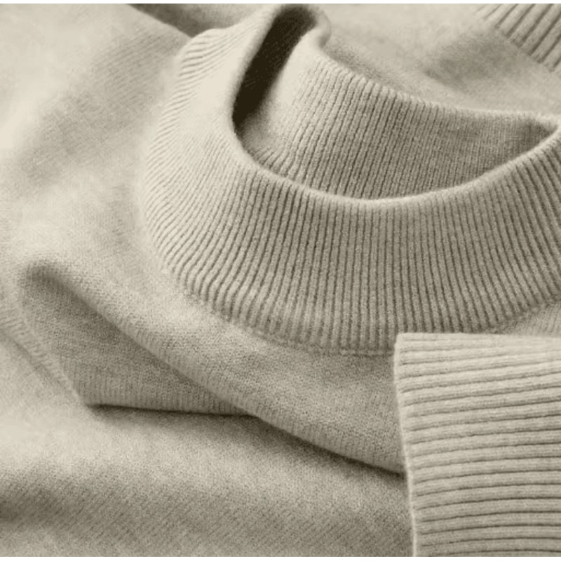 Mens Autumn Casual Mock Turtleneck Sweater Lightweight Long Sleeve Knit Pullover 7