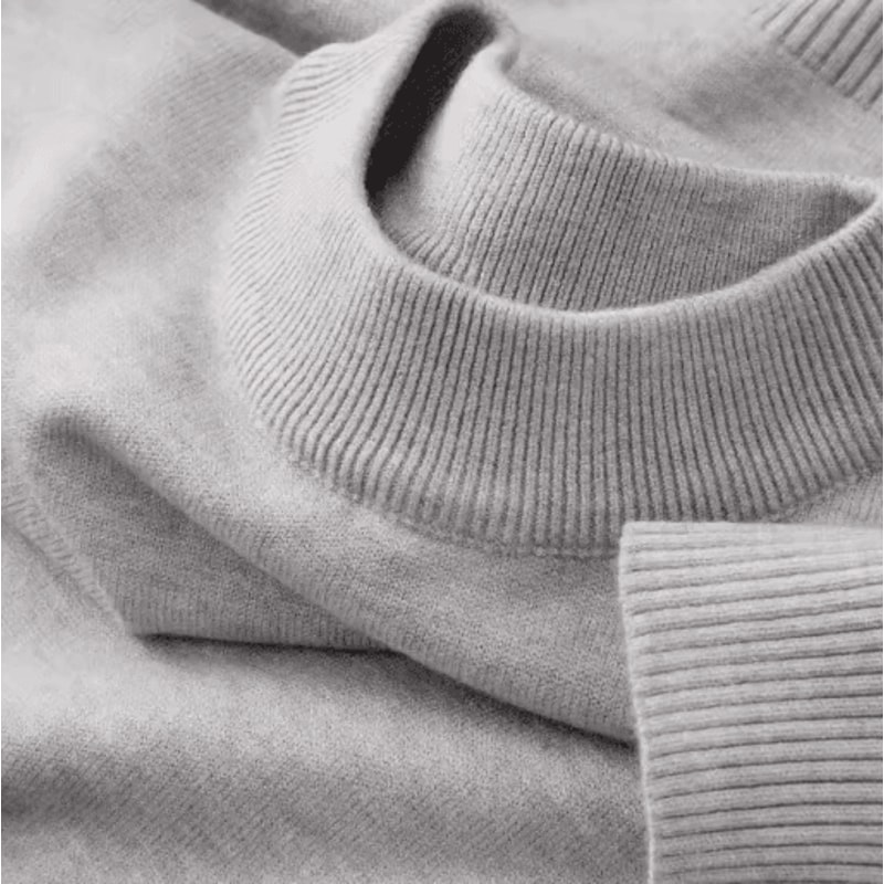 Mens Autumn Casual Mock Turtleneck Sweater Lightweight Long Sleeve Knit Pullover 9