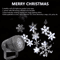 LED USB Snowflake Projector Light Christmas New Year Holiday Projection Lamp 1