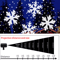 LED USB Snowflake Projector Light Christmas New Year Holiday Projection Lamp 4