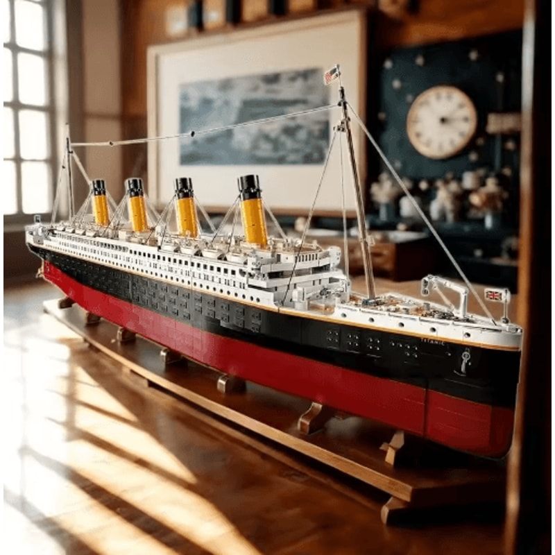 99023PCS Large Cruise Ship Building Block Set Desktop Display Creative Gift 6