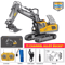 4WD RC Construction Vehicle Toy Remote Control Excavator Dump Truck Bulldozer Set 1