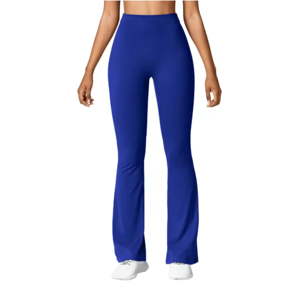 Womens V Back High Waist Push Up Leggings Slim Fit Gym Casual Sports Pants 1