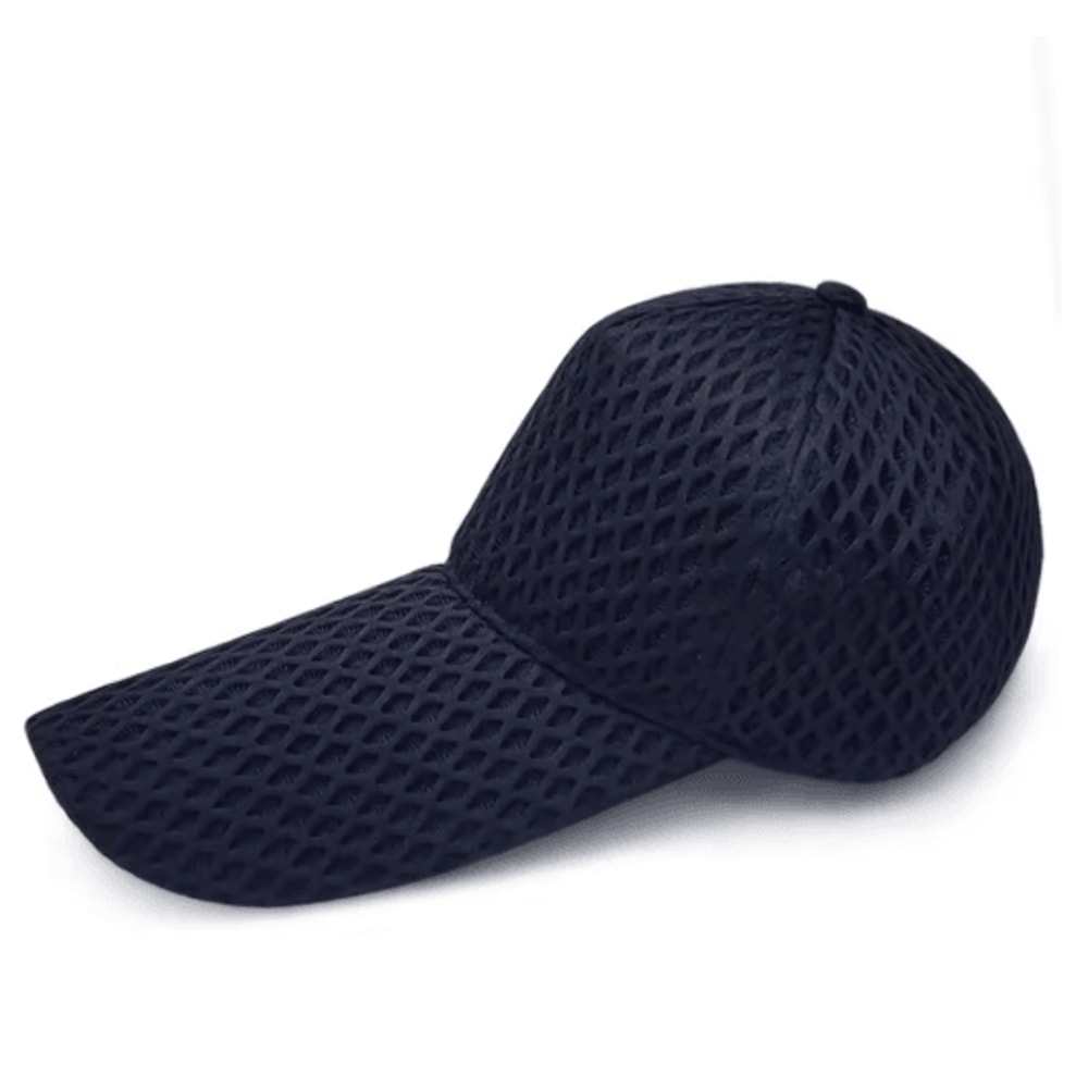 Mens Plus Size Mesh Baseball Cap Oversize Trucker Sun Hat With Long Peak 4