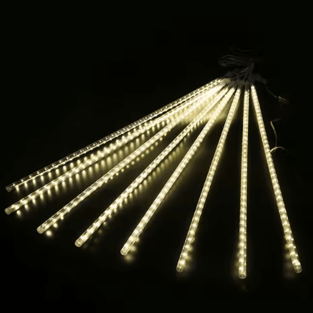 LED Meteor Shower Rain Lights Waterproof Falling Raindrop Fairy String Lights 30CM 3