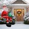 OurWarm 8FT Christmas Inflatable Santa Climbing Outdoor Yard Decoration 3