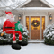 OurWarm 8FT Christmas Inflatable Santa Climbing Outdoor Yard Decoration 3