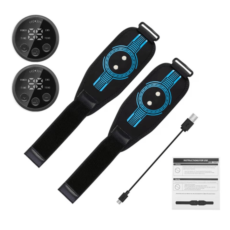 EMS Abdominal Fitness Belt Intelligent Muscle Massage Trainer With USB Charging 3