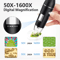 Hayve 1600X USB Digital Microscope 1080P HD Soldering Microscope With 8 LED Lights 6