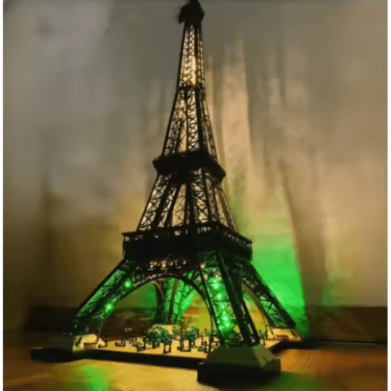 15M Eiffel Tower Architecture Building Block Set 10001 PCS Paris Landmark Model 2