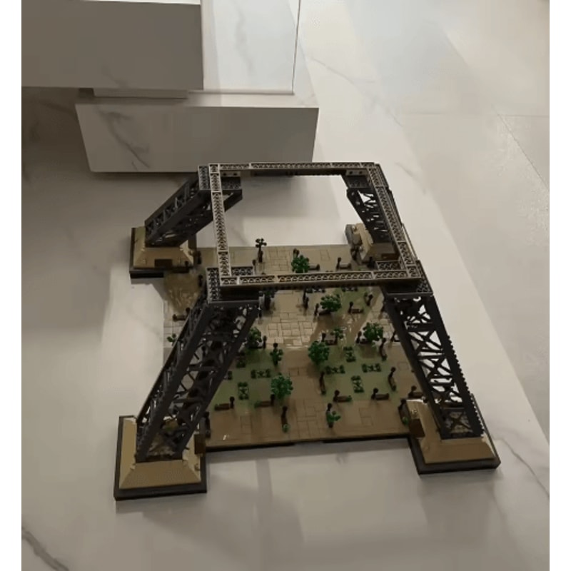 15M Eiffel Tower Architecture Building Block Set 10001 PCS Paris Landmark Model 4