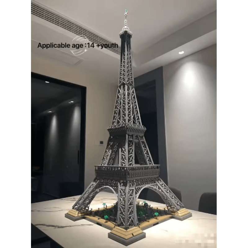 15M Eiffel Tower Architecture Building Block Set 10001 PCS Paris Landmark Model 7