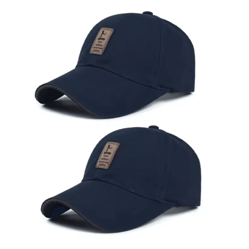 Mens Four Season Cotton Baseball Cap Breathable Sports Sun Hat For Daily Wear 8