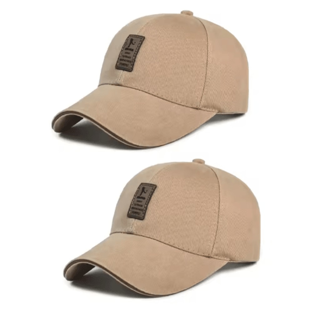 Mens Four Season Cotton Baseball Cap Breathable Sports Sun Hat For Daily Wear 9