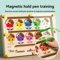 Childrens Magnetic Maze Puzzle Toy Walking Ball Concentration Logic Training Board 1
