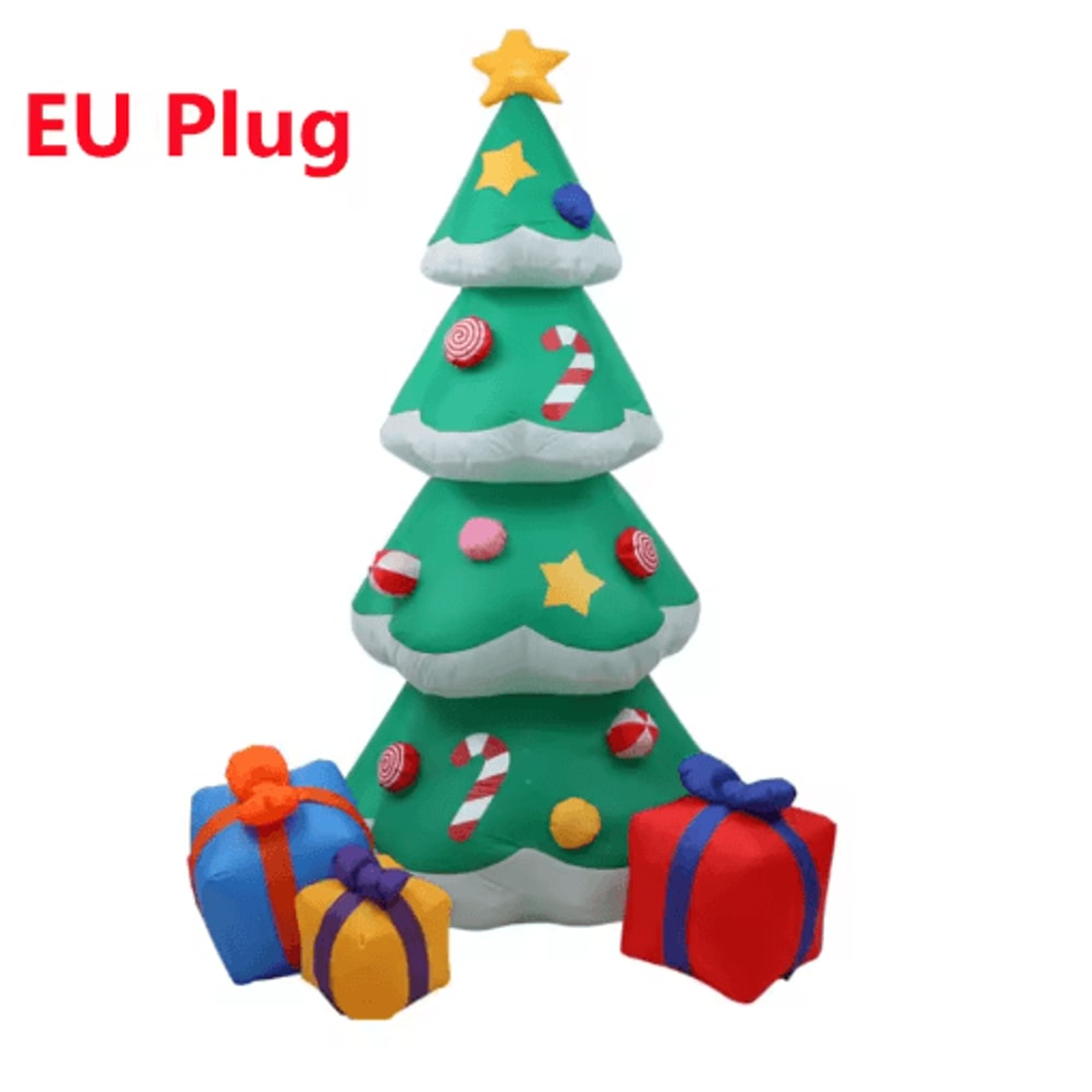 7FT 21M Christmas Inflatable Tree With LED Lights Indoor Outdoor Holiday Decoration 1