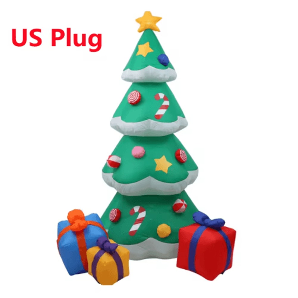 7FT 21M Christmas Inflatable Tree With LED Lights Indoor Outdoor Holiday Decoration 2