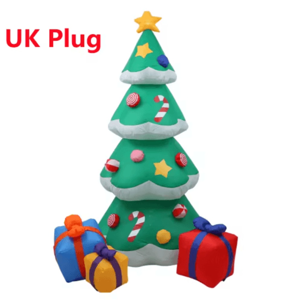 7FT 21M Christmas Inflatable Tree With LED Lights Indoor Outdoor Holiday Decoration 3