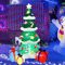 7FT 21M Christmas Inflatable Tree With LED Lights Indoor Outdoor Holiday Decoration 6