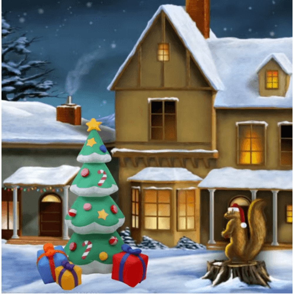 7FT 21M Christmas Inflatable Tree With LED Lights Indoor Outdoor Holiday Decoration 8