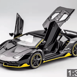 1 32 lamborghini lp770 diecast model car alloy pull back toy with lights music