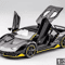 1 32 Lamborghini LP770 Diecast Model Car Alloy Pull Back Toy With Lights Music 0