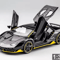 1 32 Lamborghini LP770 Diecast Model Car Alloy Pull Back Toy With Lights Music 0