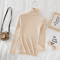 Womens Turtleneck Knit Sweater Soft Cashmere Feel Pullover For Autumn Winter 24