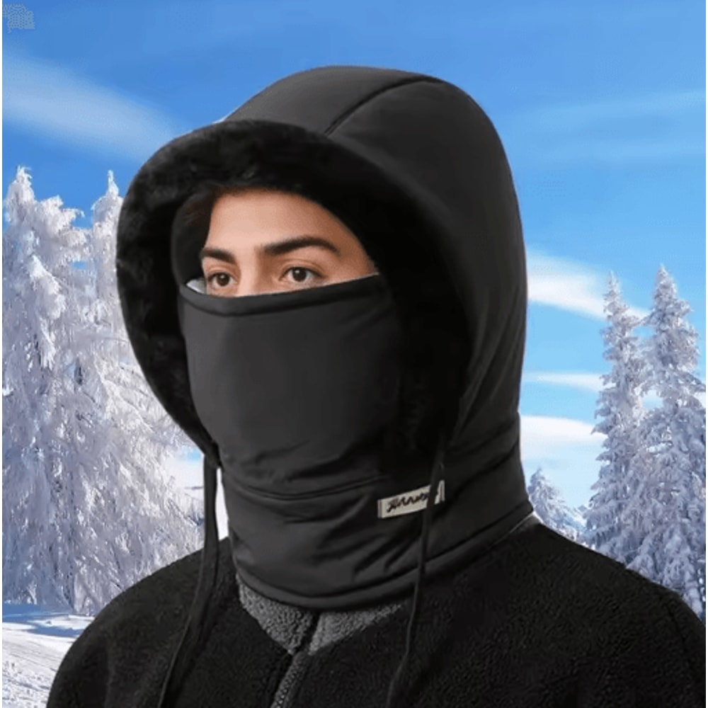 Winter Warm Cycling Hat Thick Velvet Ear Protection Cap For Men Women 9