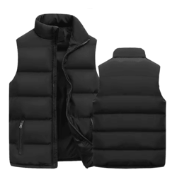 mens winter vest jacket warm waterproof sleeveless zipper waistcoat