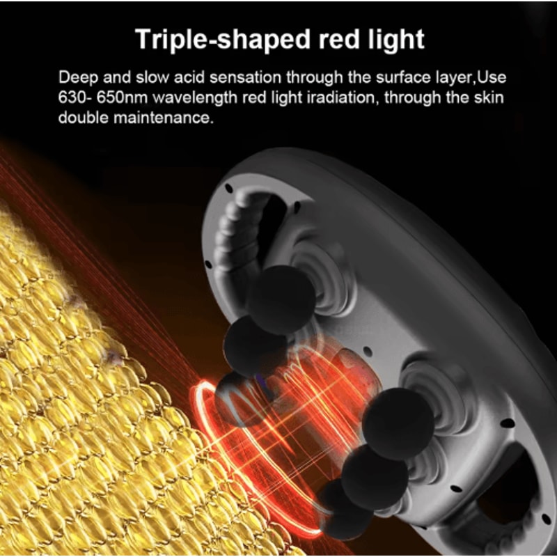 Professional Fascia Massage Gun High Frequency Muscle Massager With 6 Interchangeable Heads 3