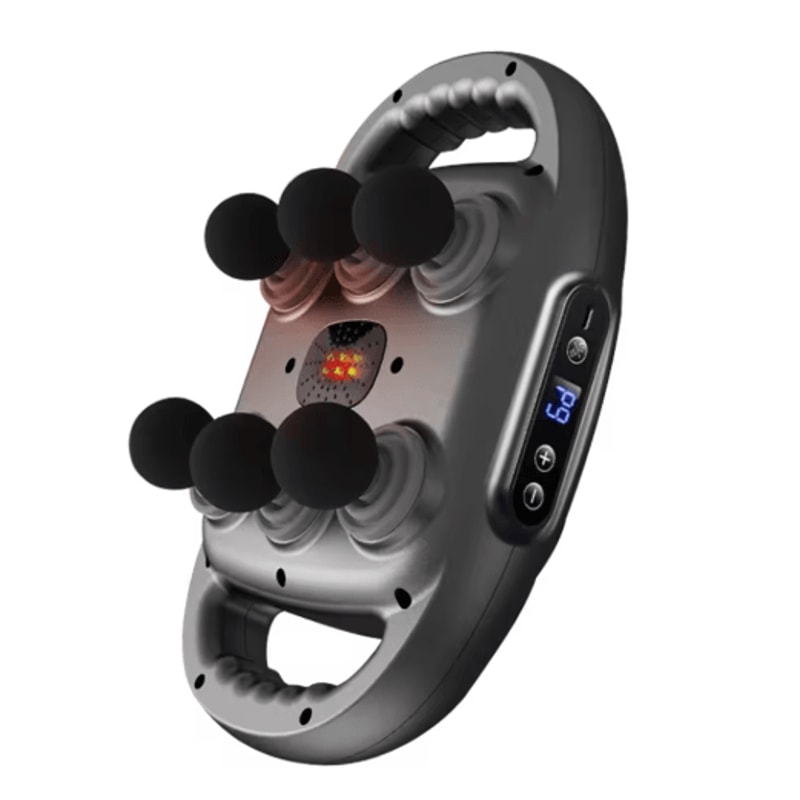 Professional Fascia Massage Gun High Frequency Muscle Massager With 6 Interchangeable Heads 7