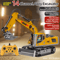 Alloy RC Excavator Toy Car Electric Engineering Vehicle With Lights Sound 1