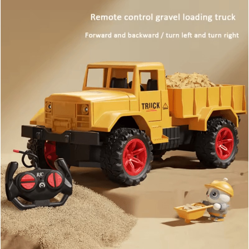 Alloy RC Excavator Toy Car Electric Engineering Vehicle With Lights Sound 11