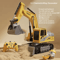 Alloy RC Excavator Toy Car Electric Engineering Vehicle With Lights Sound 5