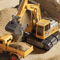Alloy RC Excavator Toy Car Electric Engineering Vehicle With Lights Sound 14