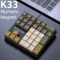 APAYADO K33 Mini Numeric Keyboard 33 Key RGB Mechanical Keypad For Finance Accounting 5