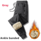 Mens Winter Plush Fleece Sweatpants Lambswool Thermal Waterproof Casual Pants 2
