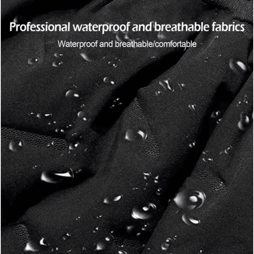 Mens Winter Plush Fleece Sweatpants Lambswool Thermal Waterproof Casual Pants 6