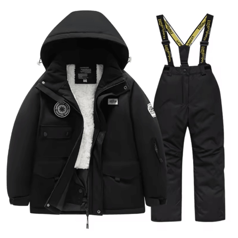 Childrens Winter Ski Suit Windproof Waterproof Snow Jacket For Boys And Girls 1